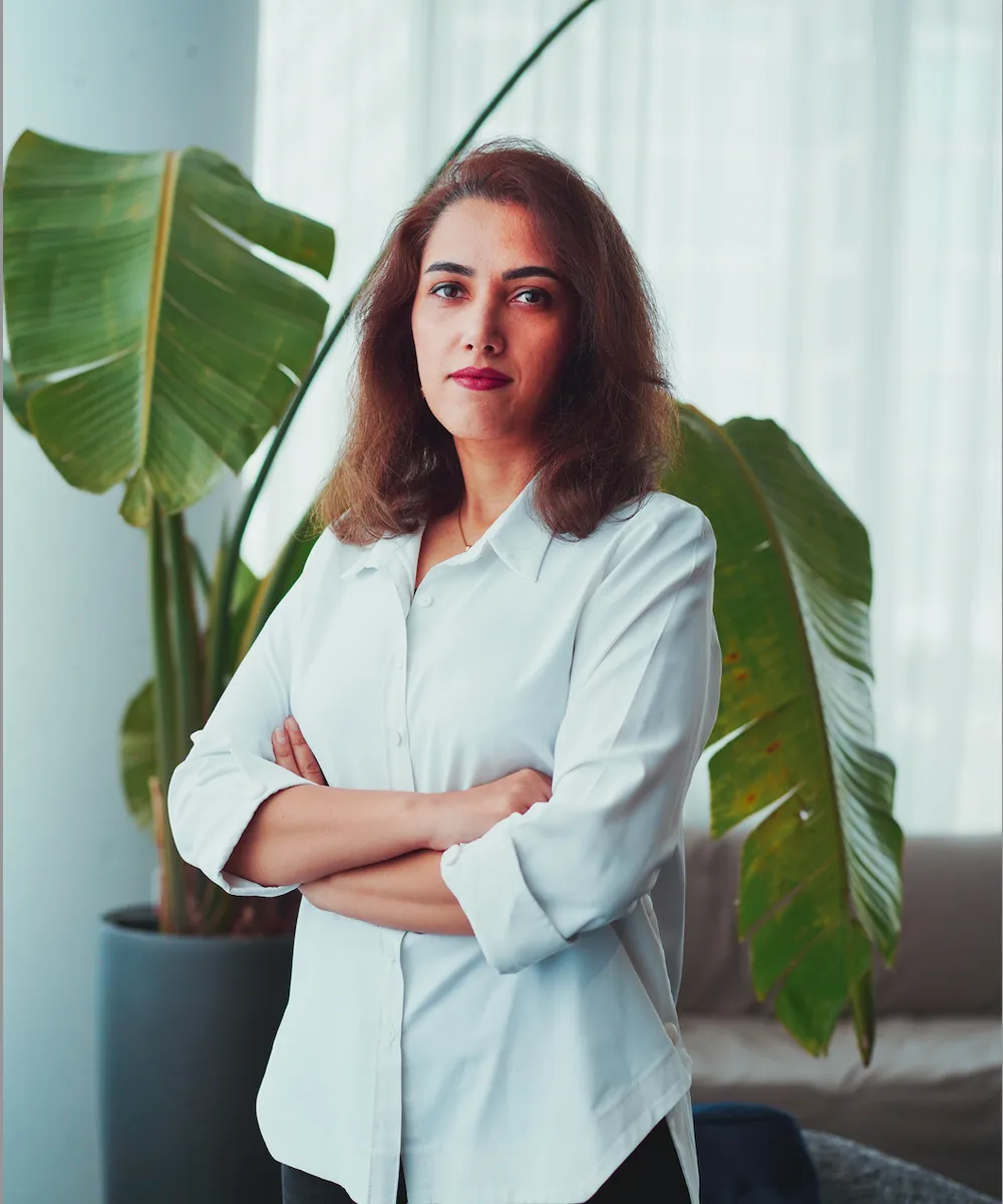 Athena, designer and dressmaker at Athena Fashion in Toronto
